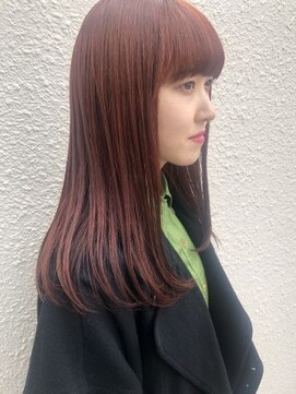 リア(Lia by KENJE) Lia 1bleachで可愛いオレンジブラウン