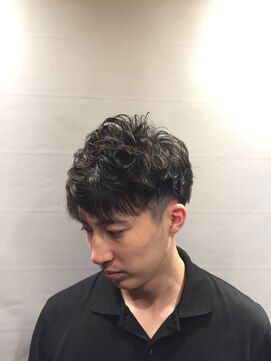 ヒロギンザ 六本木店(HIRO GINZA) ツイストパーマサイドグラデーション/ヒロ銀座/六本木/理容室