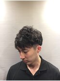 ツイストパーマサイドグラデーション/ヒロ銀座/六本木/理容室