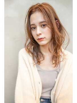 ブエナビスタ(BUENA VISTA) ☆BUENAVISTA☆かきあげ前髪/オレンジベージュ/ウェーブ