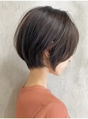 ミルクティーベージュダブルカラーインナーカラー韓国20代前髪