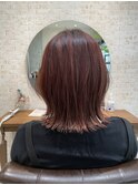 パツっと切りっぱなしボブ