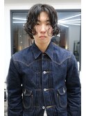 色気引き立つ大人パーマ