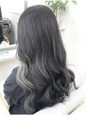ダークブルーアッシュカラー