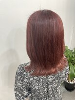 ルヴェルヘアー(Revel hair)&nbsp;外ハネ×ラズベリーピンク