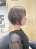 大人ショート/イルミナカラー/インナーカラー/イヤリングカラー