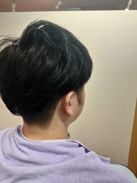 ヘアーカットデザインサロン スマッシュ 田町店(Hair cut design salon Smash) オールツーブロックマッシュ ショート ビジネスマン 学生、黒髪