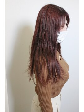 ビアージュ(Viage) :ルーズウェーブ　:ピンクブラウン　:暖色カラー　:乾かしっぱ