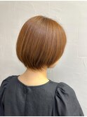 丸みショートボブ