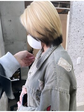 ラニヘアサロン(lani hair salon) デザインカラー/裾カラー/ケアブリーチ/ハイトーン/メンズ