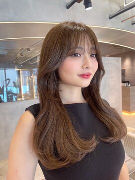 ロンドルーチェ 心斎橋(Lond luce) エアリーロングピンクブラウン【心斎橋/髪質改善】