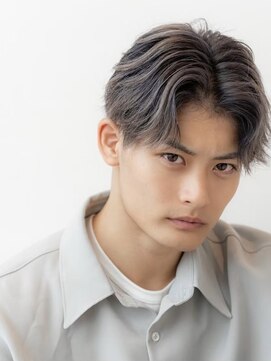 オースティン 調布アミックス(AUSTIN) ツイストパーマ七三オールバックマッシュウルフスリークショート