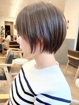 セイドット フクオカ(Say.FUKUOKA)&nbsp;Say.岩井　丸みショート×アッシュベージュ×大人可愛い