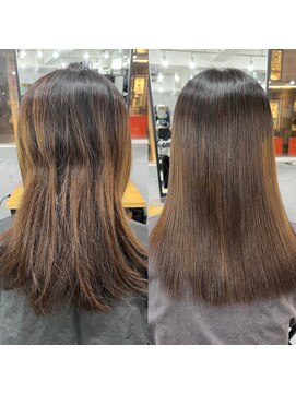 ミコ(MICO hair) ★セルフブリーチ毛酸性縮毛矯正★