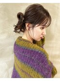 アッシュ　透明感　簡単アレンジ
