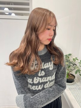 ヴィア(Via) 10代20代30代/ミルクティーカラー/ダブルカラー/透明感カラー/