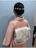 訪問着着付け＋ヘアセット