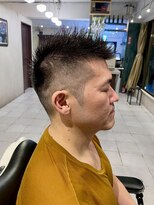 グレイスフルバーバーロンドン 大宮店(Graceful Barber London)&nbsp;【40代 男性】ロンドンスパイキーモヒカン（大宮/バーバー）