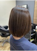 【髪質改善ストレート×ボブ】メルティーカラー/似合わせカット