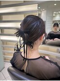 ★結婚式で可愛くカチモリヘアセット