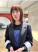 顔まわりレイヤースタイル
