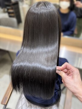 ロンド 表参道店(Lond) ミニウルフレイヤーカット顔周り前髪韓国ミディアムロング/