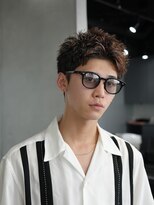 フィフス トウキョウ (fifth TOKYO) 渋谷緩めスパイキーパーマルーズショートメンズショート