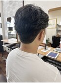 ビジネスヘア×ニュアンスパーマ