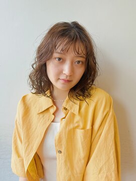 ガーデン 銀座(GARDEN) パーマ イメチェン レイヤー 伸ばしかけヘア ニュアンスパーマ