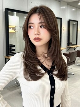 グルグル 妙典店(GULGUL)の写真/顔周りカットで個性を魅せる。思わず見とれる表情美人を『フロントデザイン』で創ります！[妙典駅/市川]