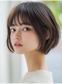 20代30代40代◎ナチュラルボブ/白髪ぼかし/髪質改善/縮毛矯正