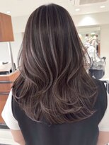 アマレット(Amaretto) グレージュ極細ハイライトinstagram→kyo_msk__