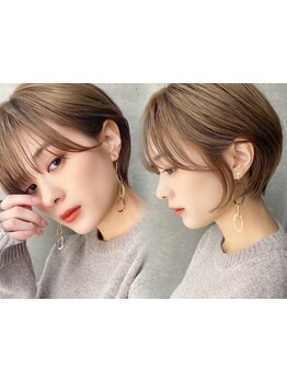 <年間20000人来店実績の姉妹店>"ショートカット"講師経験のあるstylist在籍*[自由が丘駅/ショートボブ]