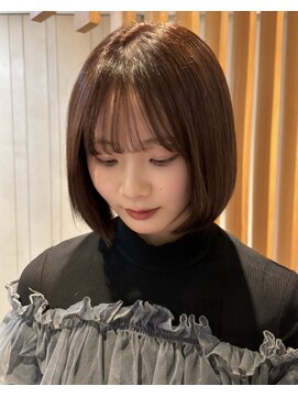 ロンドリゼル 札幌(Lond RiseL) *大人ガーリー パツっとボブ