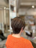 アシャ ヘアー ソリューション 神戸店(asha hair solution)&nbsp;ミルクティーブロンド/ダークブルー/デジタルパーマ/摂津本山