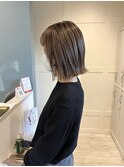白髪ぼかしハイライトカラー