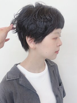 モリオフロムロンドン 原宿本店(morio from London) 【morio原宿】くるくるパーマ 黒髪