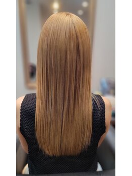 エイチビーエス 徳島(HBS)の写真/縮毛矯正、諦めている方も理想のうるツヤ髪へ。ブリーチ毛対応の技術で輝く★