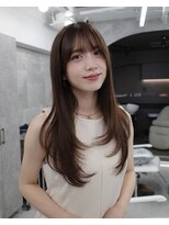 マウル トーキョー 銀座(MAEUL TOKYO)&nbsp;ミルクブラウン 低めレイヤーカット 韓国 銀座