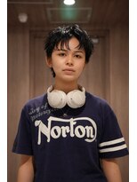 ウーズ ハラジュク(Ooze.HARAJUKU)&nbsp;ハッシュカットグレージュデザインカラーツートーンカラー原宿