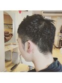 2ブロックのさわやかメンズヘア