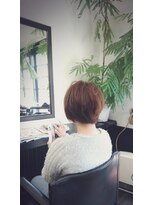 ヘッズ(HEADS)&nbsp;ノンブローで決まる好感度の高いショートボブ