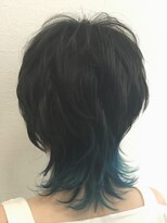 ヴェイスサロン(Vase Salon)&nbsp;刈り上げセンターパートクラゲヘアーオリーブグレー39