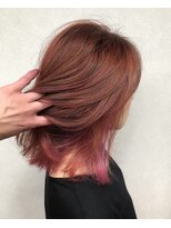 マルカ ヘアー(MARKA hair) ピーチ♪インナーカラー♪