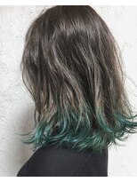 ザ カラー ラボ(THE COLOR LABO)&nbsp;グラデーションカラー　エメラルドグリーン