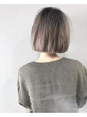 sungoose tokyoネオウルフウェーブパーマフォギーベージュ耳掛け