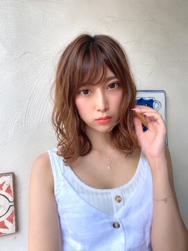 ブルーダー(Bruder) ミディアムボブ ロングボブ 鎖骨レングス 大人カジュアル