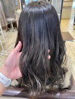 モードケイズ 西宮(MODE K's)&nbsp;オリーブベージュ/シアーベージュ小顔ウルフ/ミディアムレイヤー