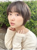 小顔/ショート/透け感