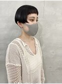 刈り上げ×ショートボブ